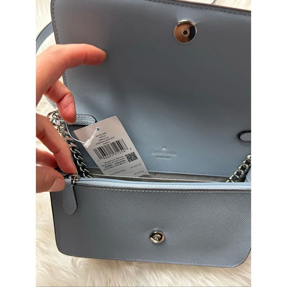 Kate Spade light blue crossbody MADISON WILLOW MINI NEW retail $299